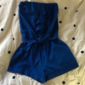 Express blue romper